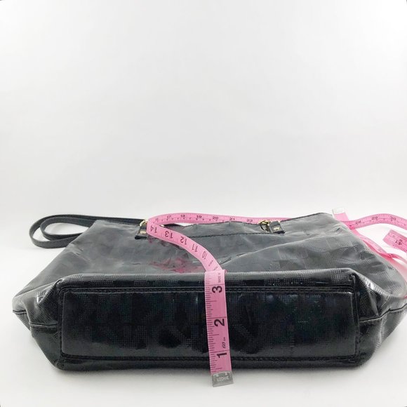 MICHAEL KORS Jet Set Chain Tote MK Signature Black Mirror Metallic - Picture 15 of 16